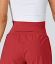 SoftlyZero™ Airy Super High Waisted 2-in-1 Cool Touch Yoga Shorts with Pockets - Salsa