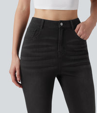 Halara Flex™ High Waisted Casual Skinny Jeans with Pockets - Phantom Denim