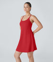 SoftlyZero™ Plush Backless Active Dress-Longer Length-Easy Peezy Edition - Mars Red