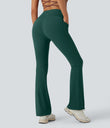 Halara UltraSculpt™ High Waisted Tummy Control Pocket Shaping Yoga Bootcut Leggings - June Bug