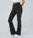 DayStretch High Waisted Pocket Flare Yoga Leggings - Black