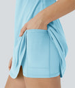 SoftlyZero™ Plush Backless Active Dress - Spun Sugar