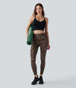 Halara UltraSculpt™ Leopard Print High Waisted Tummy Control Yoga Leggings with Pockets - Toffee Leopard