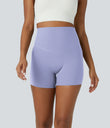 Halara UltraSculpt™ High Waisted Tummy Control Side Pocket Shaping Training Biker Shorts 5'' - Baby Lavender