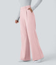 Halara Flex™ DayStretch High Waisted Pocket Work Flare Pants - Primrose Pink
