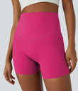 Halara UltraSculpt™ High Waisted Tummy Control Side Pocket Shaping Training Biker Shorts 5'' - Fuchsia Purple