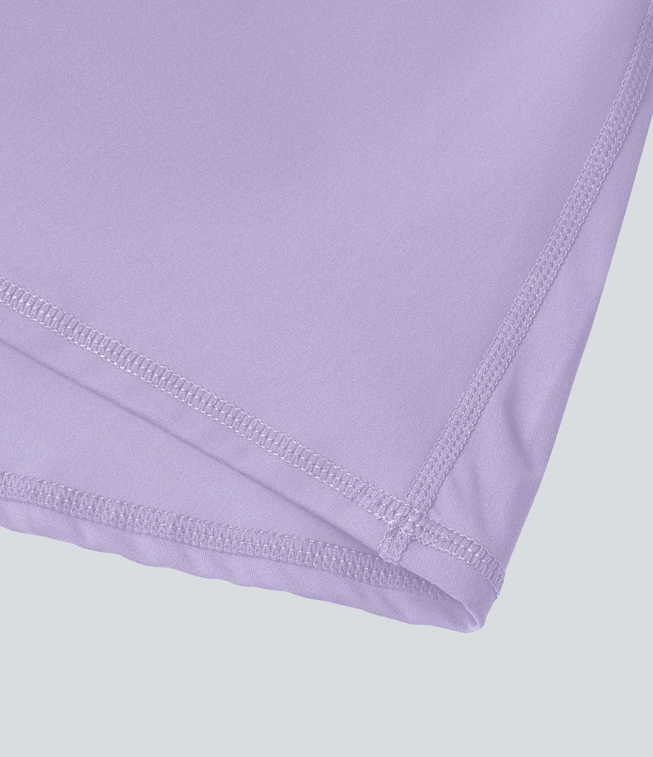 SoftlyZero™ Plush Backless Active Dress - Lavender
