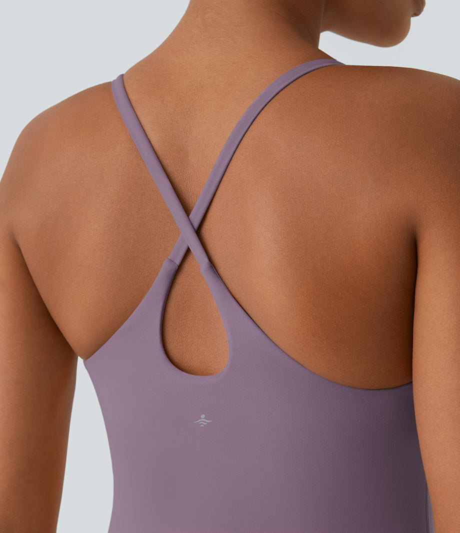 SoftlyZero™ Plush Backless Active Dress-Easy Peezy Edition - Tulip Purple