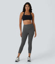 Halara UltraSculpt™ High Waisted Scrunch Butt Lifting Tummy Control Pocket Shaping Capri Training Leggings - Volcanic Ash