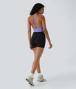 OneForm Seamless Flow Low Support Ruched Double Straps Sports Bra A-D Cups - Easter Egg