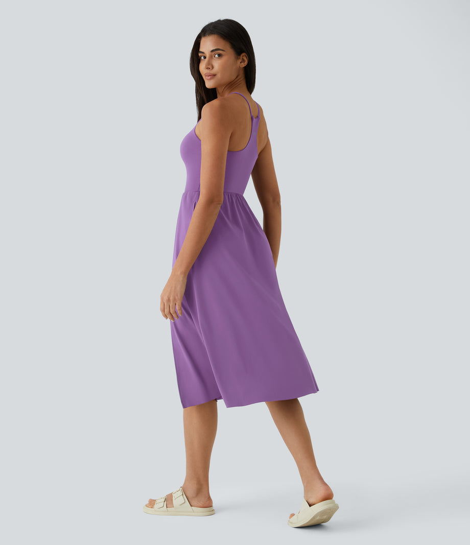Everyday Midi Chill Dress-La Land - Dewberry