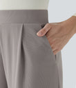 Halara Flex™ High Waisted Body Sculpt Waist-Slimming Pocket Wide Leg Micro Waffle Work Pants - Satellite