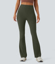 Halara UltraSculpt™ High Waisted Tummy Control Pocket Shaping Yoga Bootcut Leggings - Deep Woodland Green