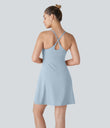 SoftlyZero™ Plush Backless Active Dress-Longer Length-Easy Peezy Edition - Baby Blue