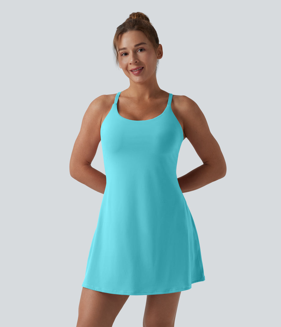 Softlyzero™ Plush Backless Active Dress-Easy Peezy Edition DD-F - Baroque Blue