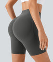 Halara UltraSculpt™ High Waisted Scrunch Butt Lifting Tummy Control Side Pocket Shaping Workout Biker Shorts 7'' - Volcanic Ash