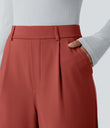 Halara Flex™ DayStretch High Waisted Pocket Work Flare Pants - Cinnabar