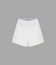 Breezeful™ High Waisted Crossover Pocket 2-in-1 Quick Dry Yoga Shorts 4" - White