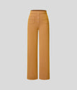 DayStretch High Waisted Pockets Straight Leg Casual Pants - Buckskin