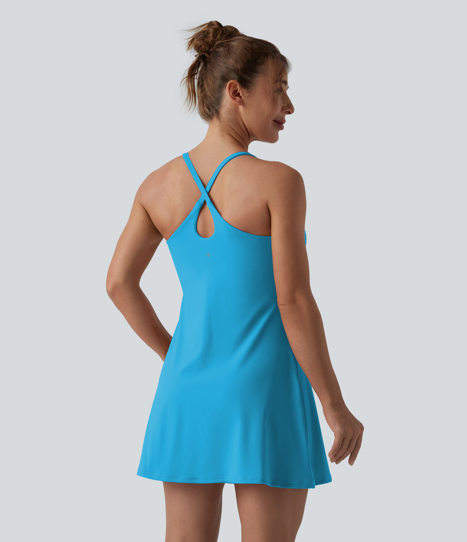 Softlyzero™ Plush Backless Active Dress-Easy Peezy Edition DD-F - Swim Cap