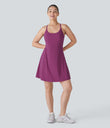 SoftlyZero™ Plush Backless Active Dress-Longer Length-Easy Peezy Edition - Ume Purple