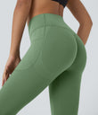 Halara UltraSculpt™ High Waisted Scrunch Butt Lifting Tummy Control Pocket Shaping Capri Training Leggings - Kashmir