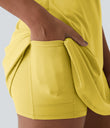 SoftlyZero™ Plush Backless Active Dress-Easy Peezy Edition - Crisp Yellow