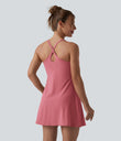 Softlyzero™ Plush Backless Active Dress-Easy Peezy Edition DD-F - Begonia Rouge