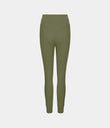 SoftlyZero™ Plush High Waisted Drawstring Pocket Plain Full Length Joggers - Loden Green