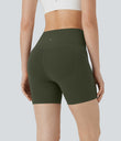 Halara UltraSculpt™ High Waisted Butt Lifting Tummy Control Pocket Shaping Training Biker Shorts 5'' - Deep Woodland Green