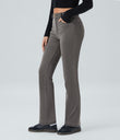 Halara Flex™ Mid Rise Pockets Casual Bootcut Jeans - Hemp Black Denim