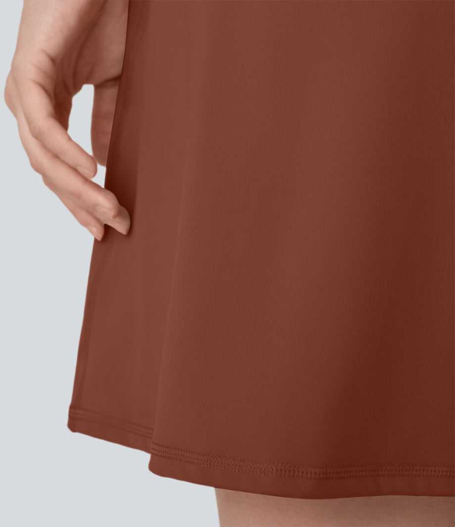 SoftlyZero™ Plush Backless Active Dress-Longer Length-Easy Peezy Edition - Sequoia