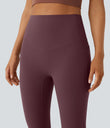 Halara UltraSculpt™ High Waisted Tummy Control Pocket Shaping Yoga Bootcut Leggings - Evening Red