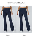 DayStretch High Waisted Pocket Flare Yoga Leggings - Midnight Blue