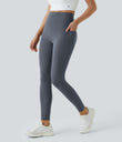 Halara UltraSculpt™ High Waisted Tummy Control Pocket Shaping Training Leggings - Silent Blue