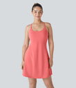 SoftlyZero™ Plush Backless Active Dress-Longer Length-Easy Peezy Edition - Shell Pink