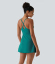 SoftlyZero™ Plush Backless Active Dress-Easy Peezy Edition - Quetzal Green