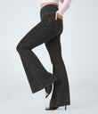 Halara Flex™ High Waisted Crossover Pocket Cool Touch Washed Casual Jeans - Tar Denim