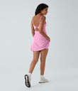 SoftlyZero™ Plush Double Straps 2-Piece Pocket Slip Dance Active Dress A-D Cups - Nosegay