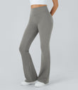 DayStretch High Waisted Pocket Flare Yoga Leggings - Silent Storm