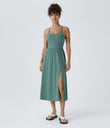 Everyday Midi Chill Dress-La Land - Blue Spruce