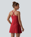 Softlyzero™ Plush Backless Active Dress-Easy Peezy Edition DD-F - Mars Red