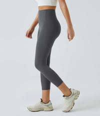 Halara UltraSculpt™ High Waisted Tummy Control Pocket Shaping Training Capri Leggings - Volcanic Ash