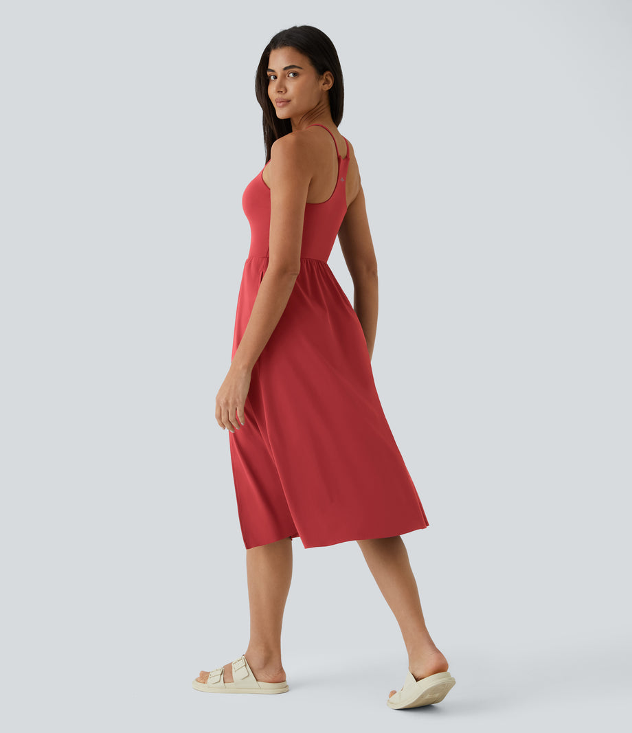 Everyday Midi Chill Dress-La Land - Salsa