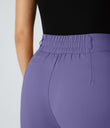 Halara Flex™ High Waisted Zipper Pocket Shirred Straight Leg Work Pants - Veronica