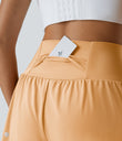 SoftlyZero™ Airy Super High Waisted 2-in-1 Cool Touch Yoga Shorts with Pockets - Sunburst
