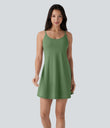 SoftlyZero™ Plush Molded Cups Low Support Dance Active Dress-Easy Peezy Edition A-D Cups - Kashmir