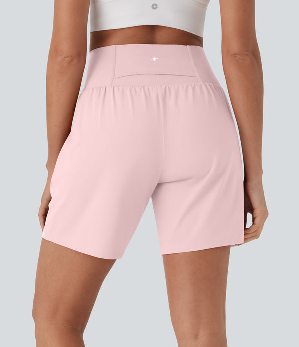 SoftlyZero™ Airy Super High Waisted 2-in-1 Cool Touch Yoga Shorts 7