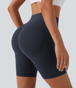 Halara UltraSculpt™ High Waisted Scrunch Butt Lifting Tummy Control Side Pocket Shaping Workout Biker Shorts 7'' - Carbon