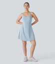 SoftlyZero™ Plush Backless Active Dress-Longer Length-Easy Peezy Edition - Baby Blue